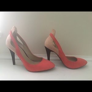 Coral/Pink Zara Pumps